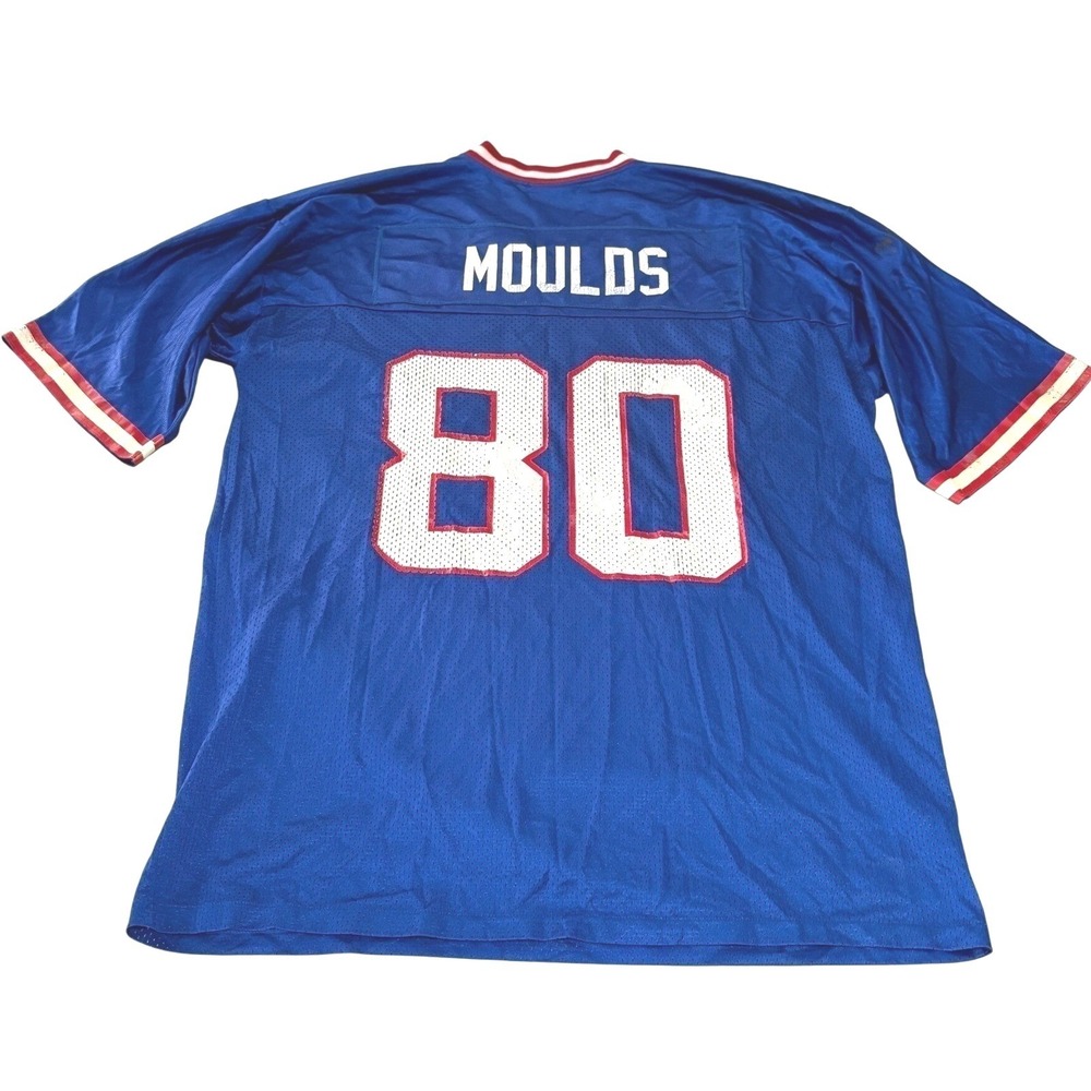 Vintage 90s Puma Buffalo Bills Eric Moulds 80 NFL Football Jersey Mens Large